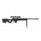 Well модель снайперской винтовки MB4403D Spring (with scope & bipod) BK